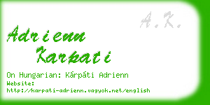 adrienn karpati business card