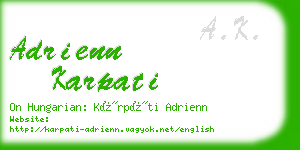 adrienn karpati business card